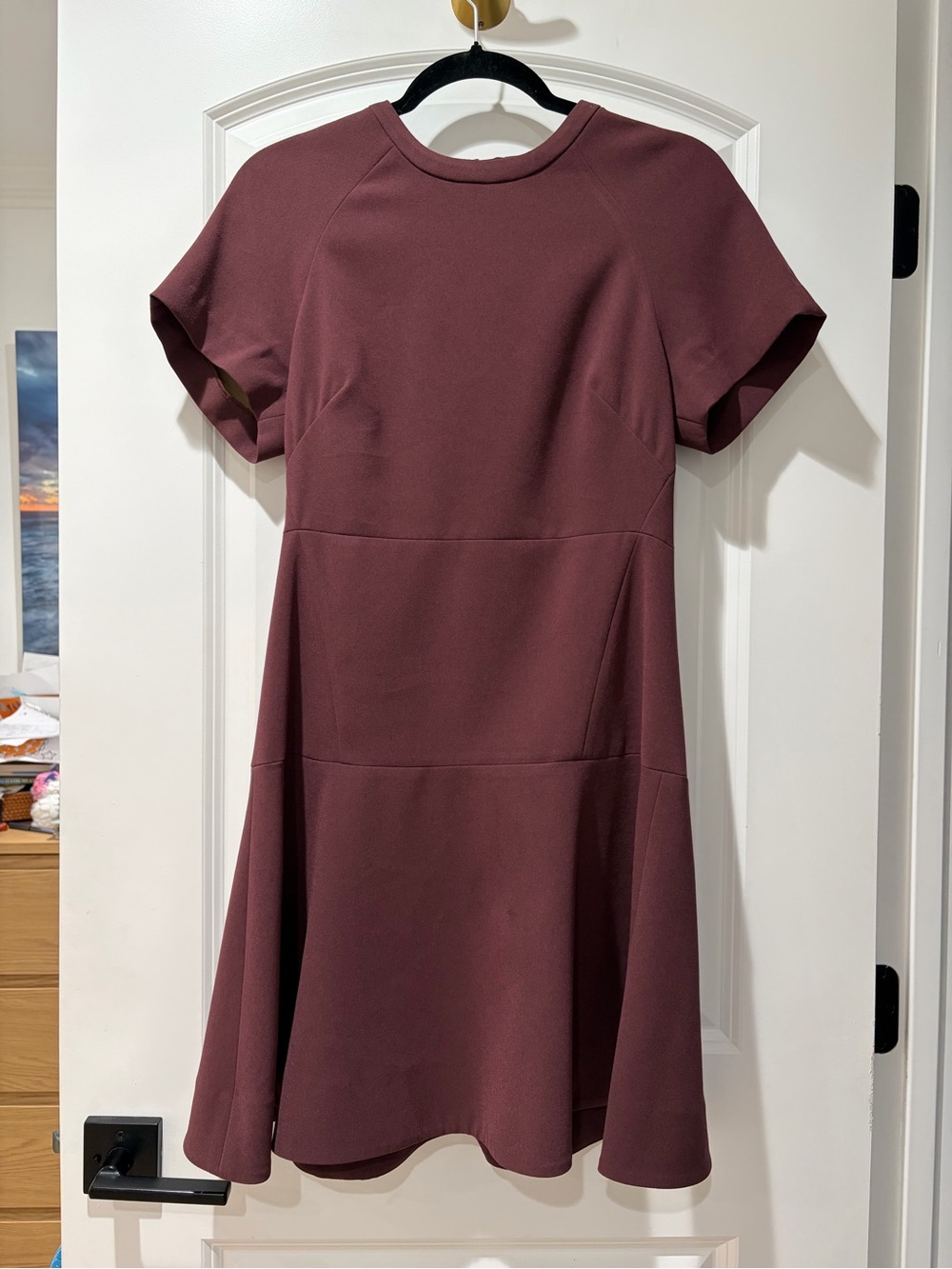 Rag & Bone Watson Dress Fit n Flare Camel/Chocolate Size 2